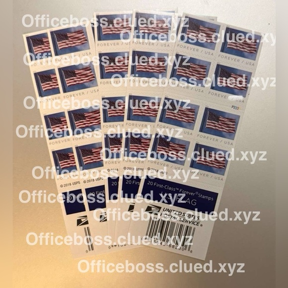 100 Flag Forever Stamps - Classic Flag Design - Picture 1 of 1